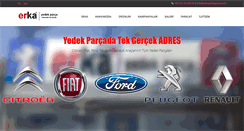 Desktop Screenshot of erkayedekparca.com