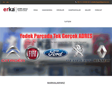 Tablet Screenshot of erkayedekparca.com